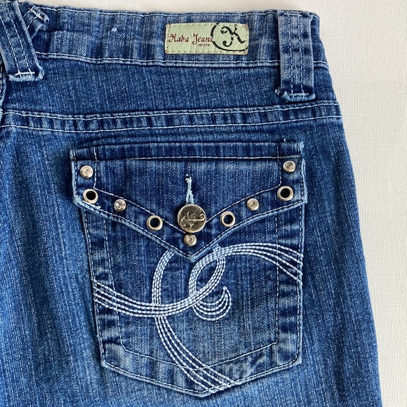 Java Jeans Bermuda Denim Embellished Shorts Size 7 - Picture 3 of 11